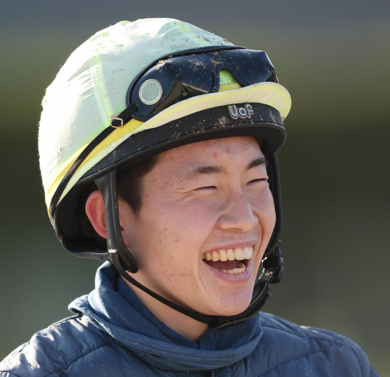 角田大河騎手（2022年12月撮影）
