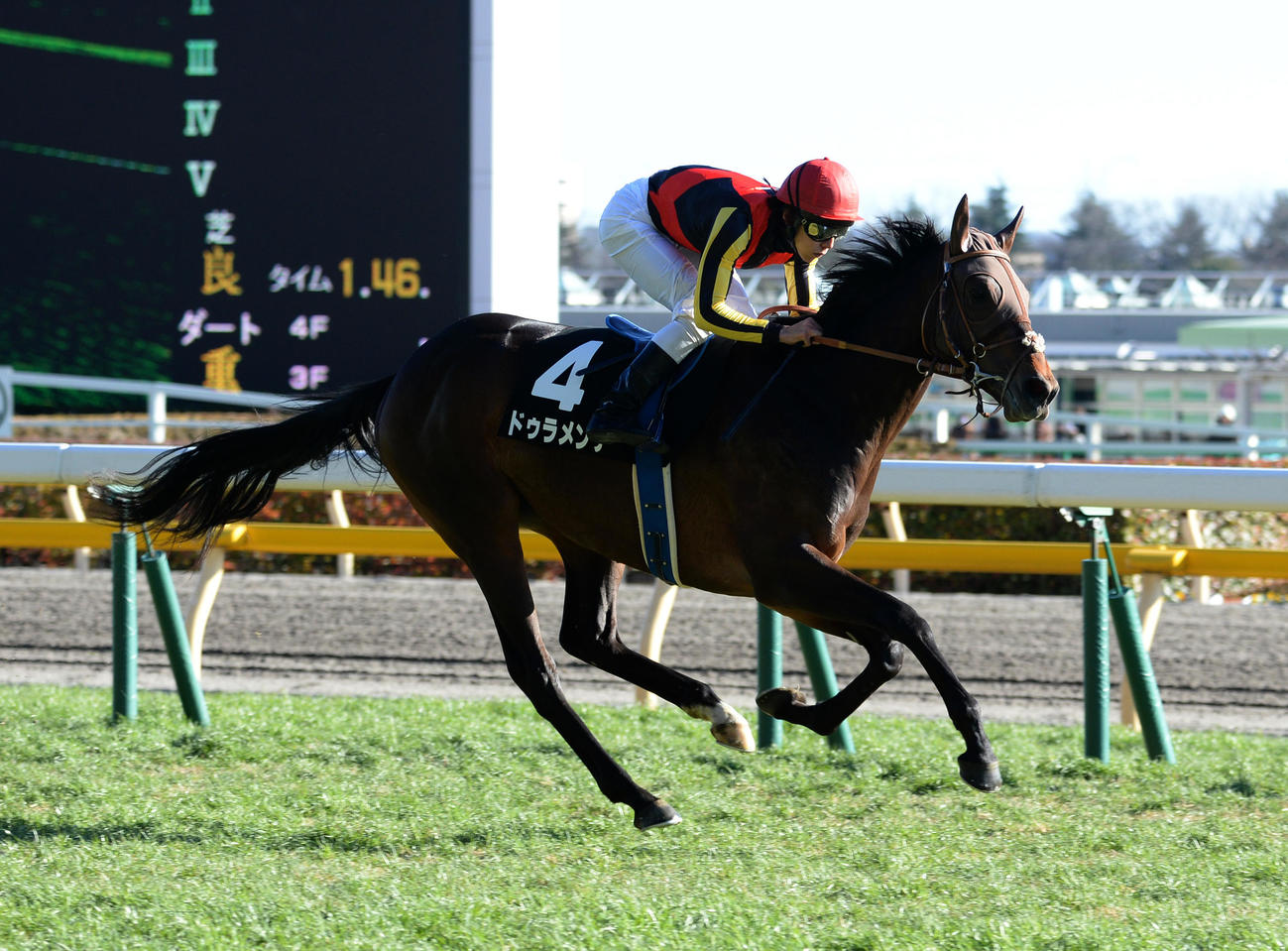 2015年のセントポーリア賞を快勝したドゥラメンテ