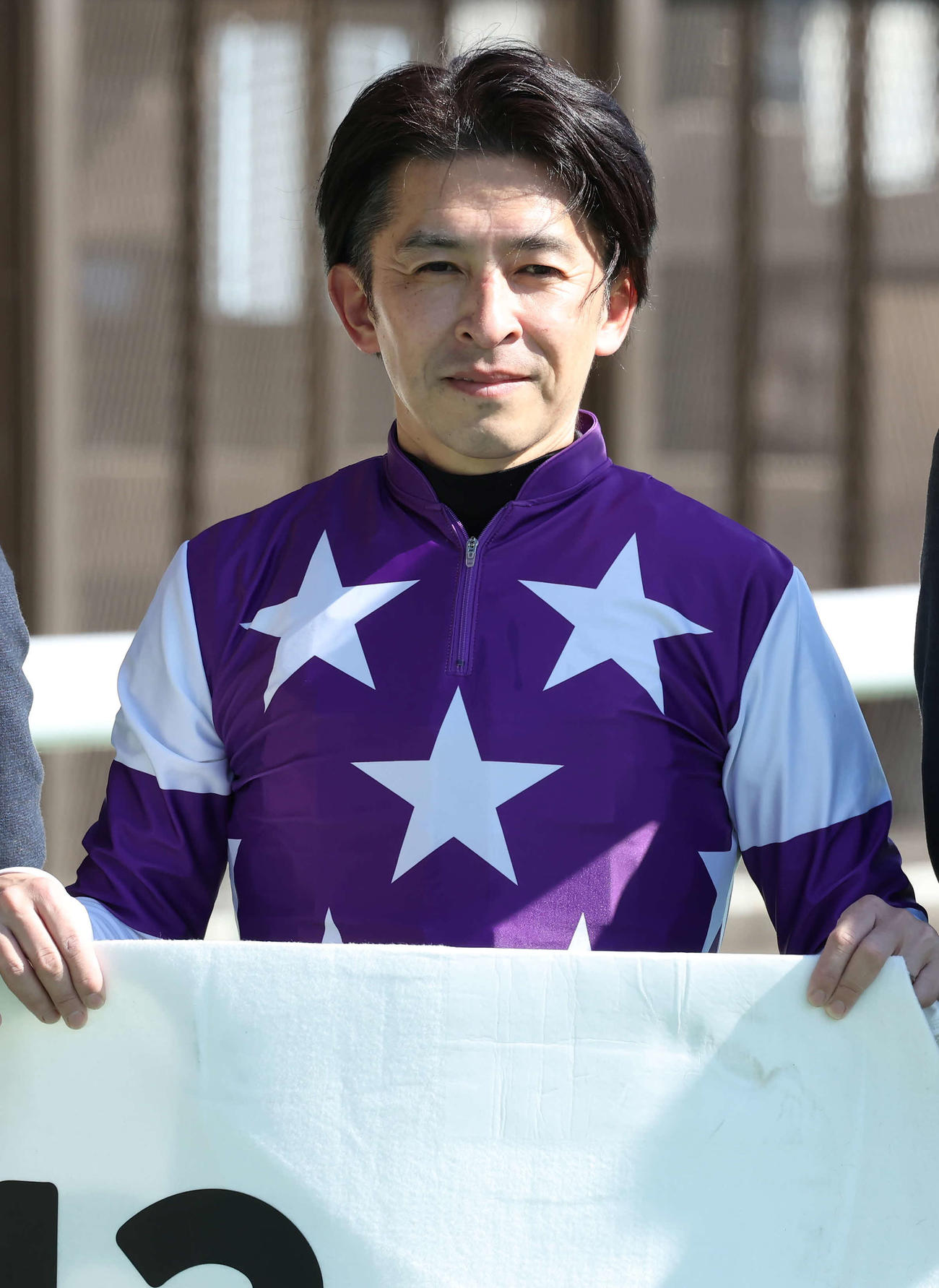東京3R新馬戦をサンライズフレイムで制した福永騎手（撮影・丹羽敏通）