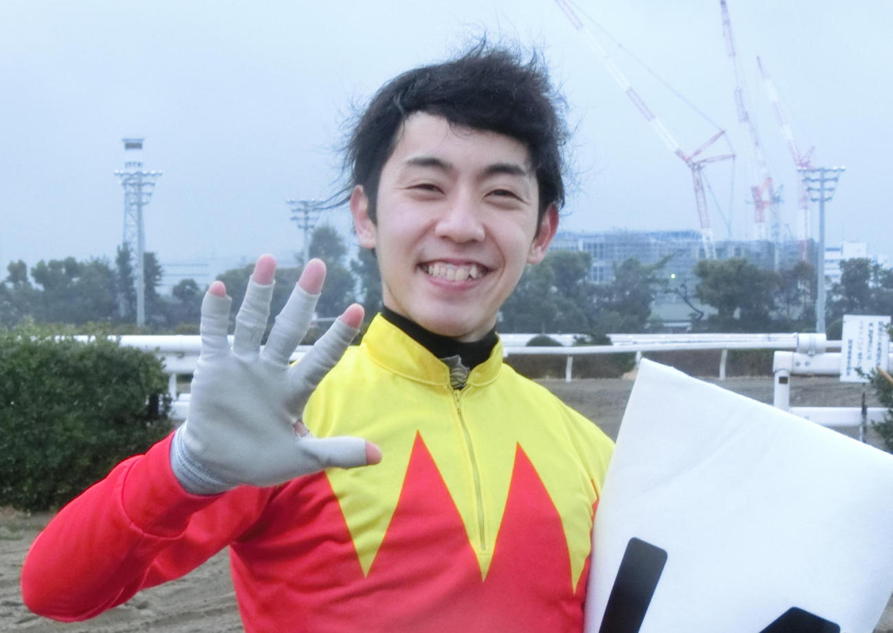 中野省吾騎手（2018年3月5日撮影）