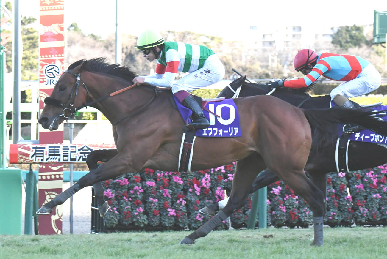 2021年12月26日、有馬記念を制したエフフォーリア