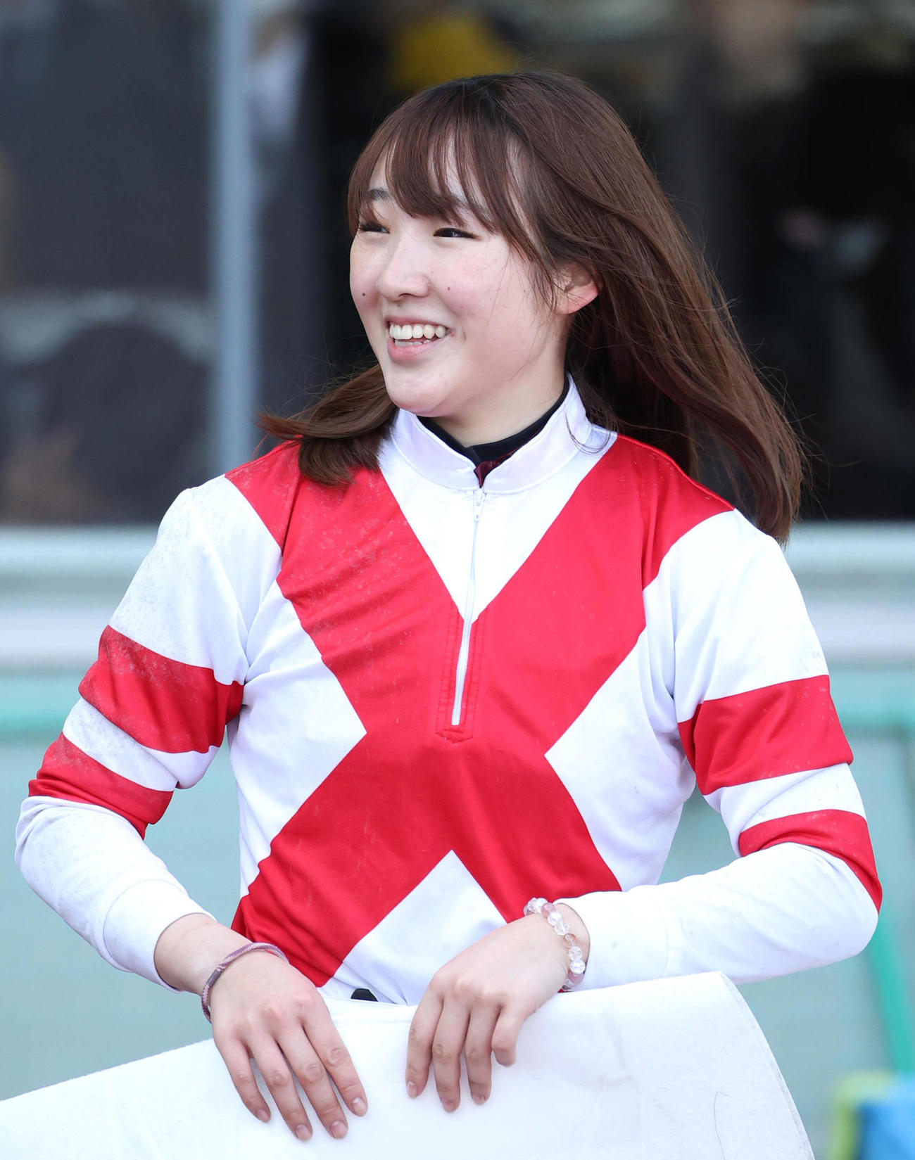 笑顔の永島騎手（2023年2月12日撮影）