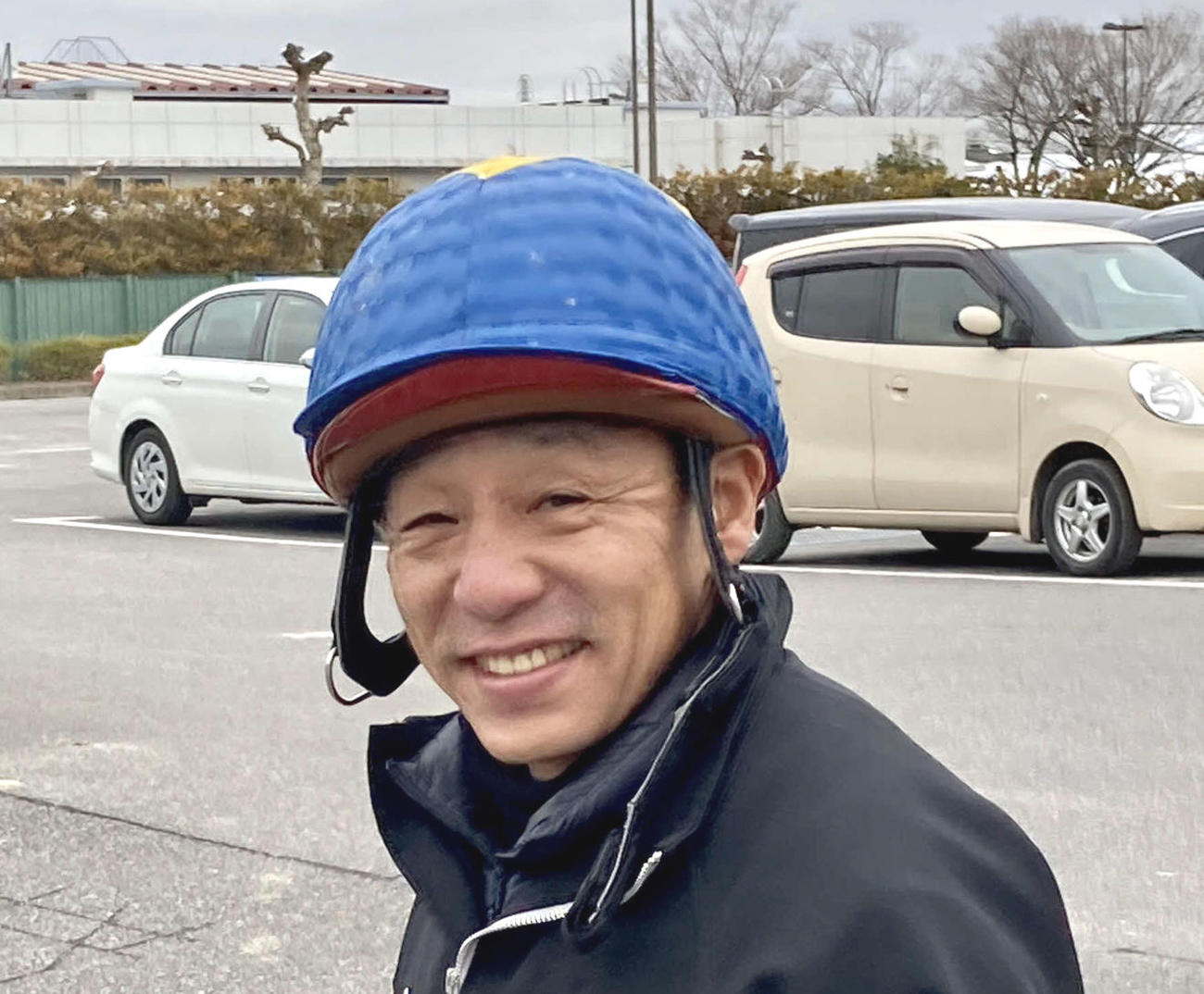 19日の阪神競馬で1年ぶりに実戦復帰する熊沢騎手（撮影・太田尚樹）