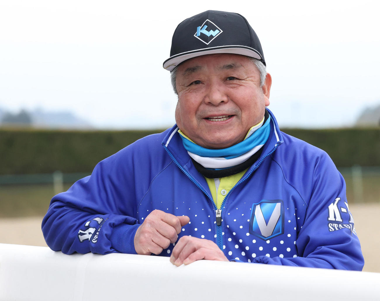 笑みを浮かべる池添兼調教師