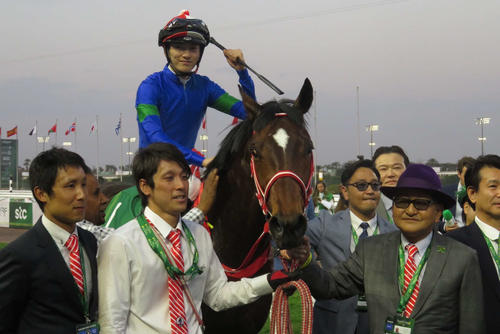 1351ターフスプリントを制したバスラットレオンと坂井瑠星騎手