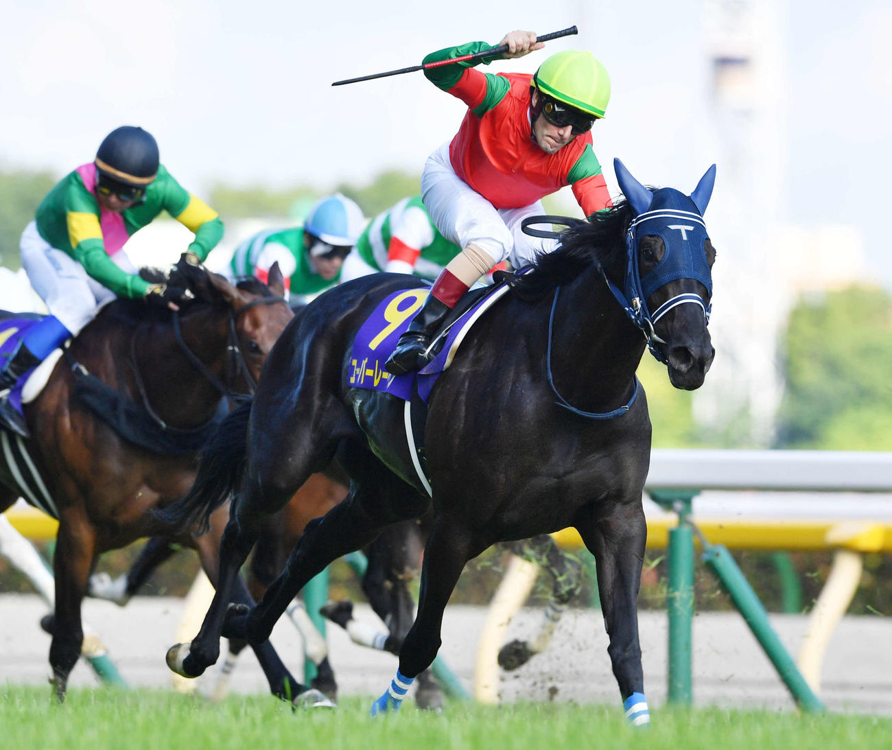 オークスを制したユーバーレーベン（2021年5月23日撮影）