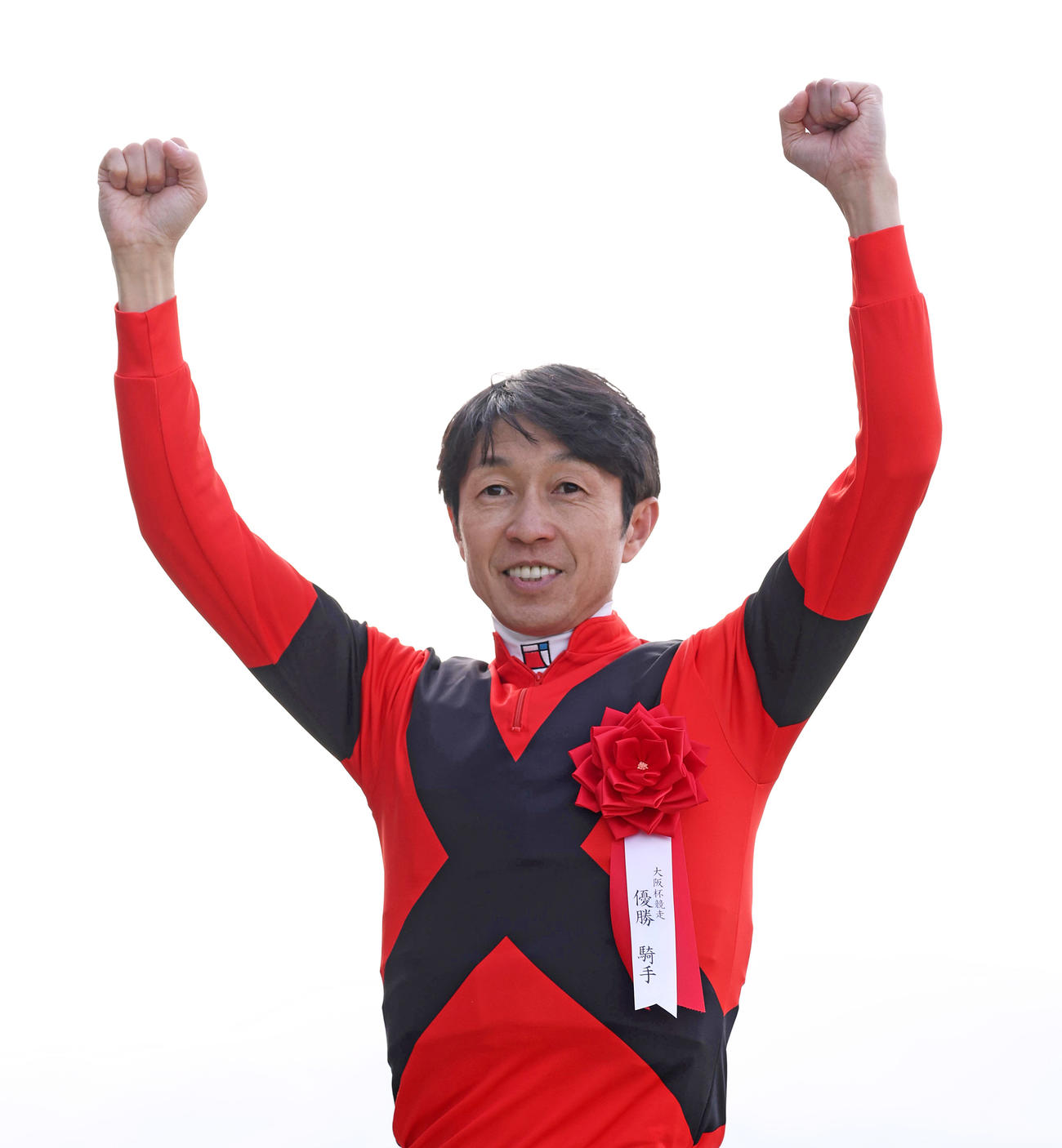 大阪杯】ジャックドールでV武豊騎手ちゃめっ気たっぷり、カメラレンズ
