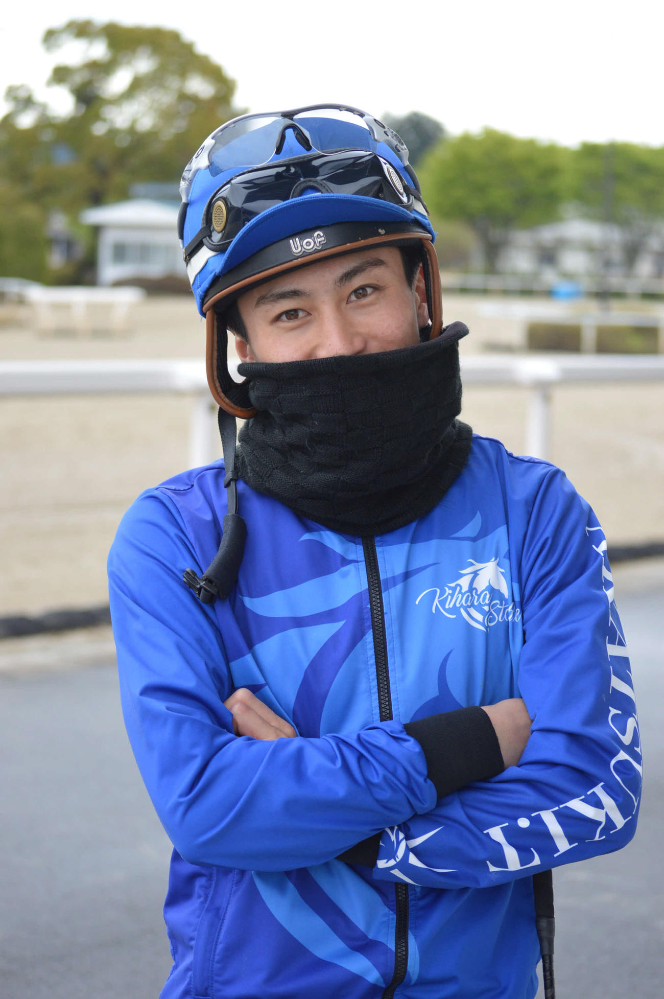 ジューンオレンジとともに挑む桜花賞を前に気合が入る富田騎手