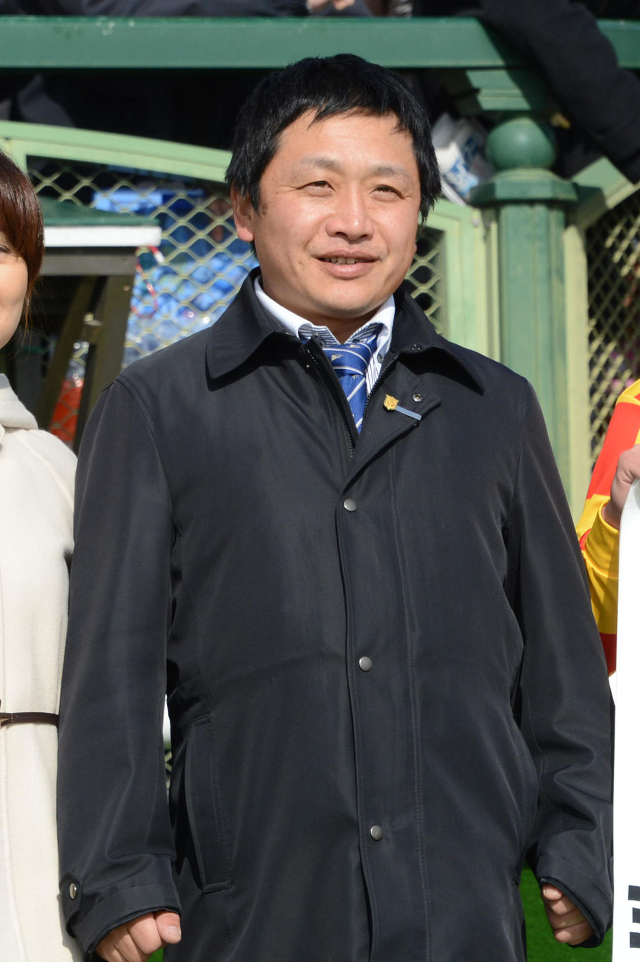 牧田和弥調教師（2013年2月3日撮影）