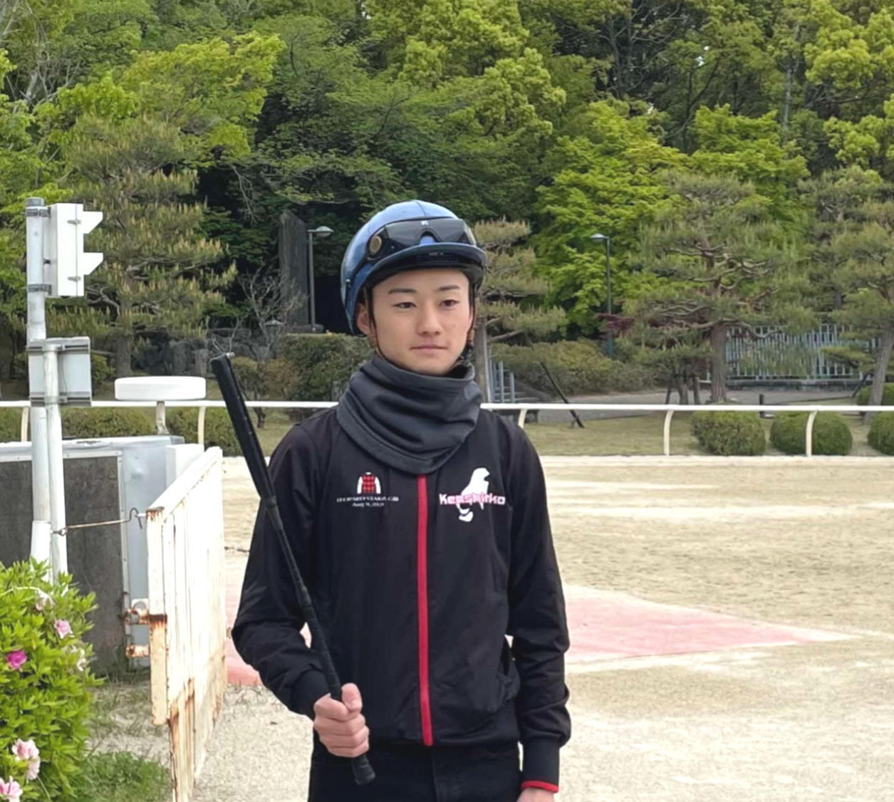 今週から栗東に滞在する小林凌騎手