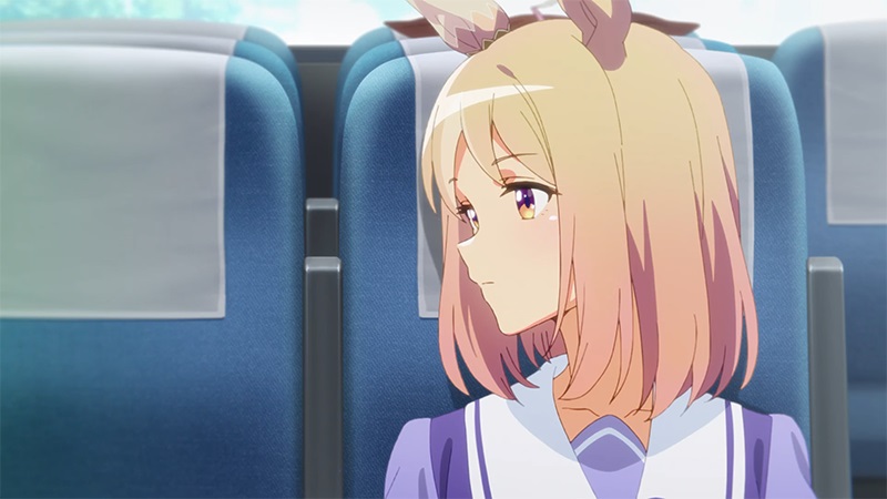 「ウマ娘プリティ－ダービー　ROAD TO THE TOP」第3話「走る理由」のワンカット（C）Cygames, Inc