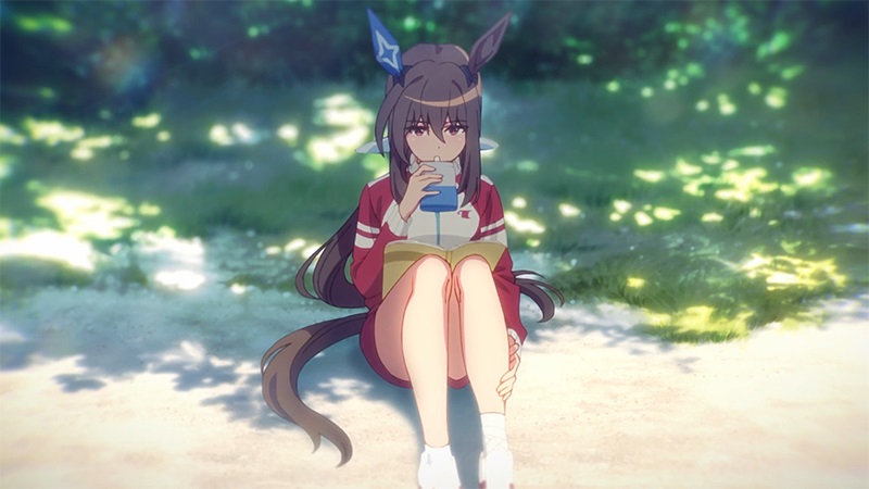 「ウマ娘プリティ－ダービー　ROAD TO THE TOP」第3話「走る理由」のワンカット（C）Cygames, Inc