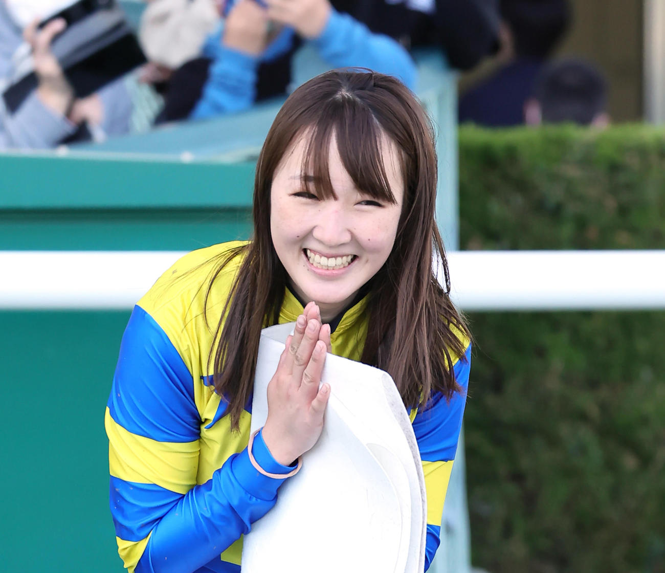 永島まなみ騎手（2023年4月22日撮影）