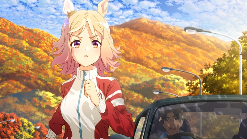 「ウマ娘プリティ－ダービーROAD TO THE TOP」第4話「想いはひとつ」のワンカット（C）Cygames, Inc　　　　