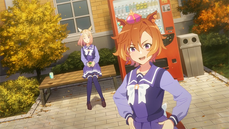 「ウマ娘プリティ－ダービーROAD TO THE TOP」第4話「想いはひとつ」のワンカット（C）Cygames, Inc