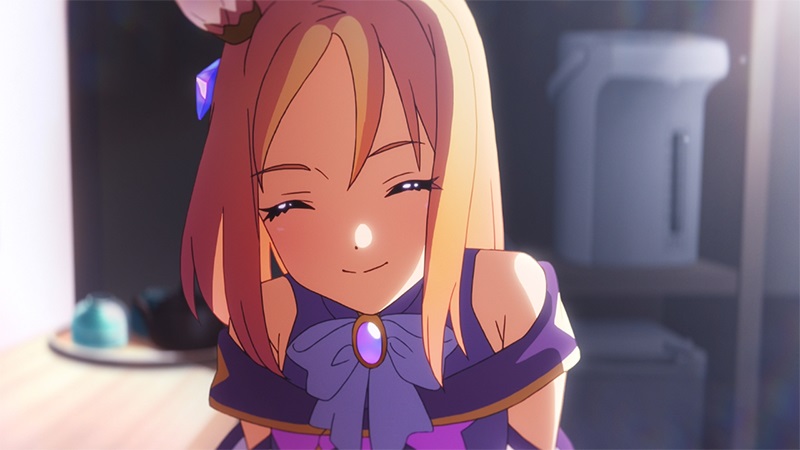 「ウマ娘プリティ－ダービーROAD TO THE TOP」第4話「想いはひとつ」のワンカット（C）Cygames, Inc　　　　