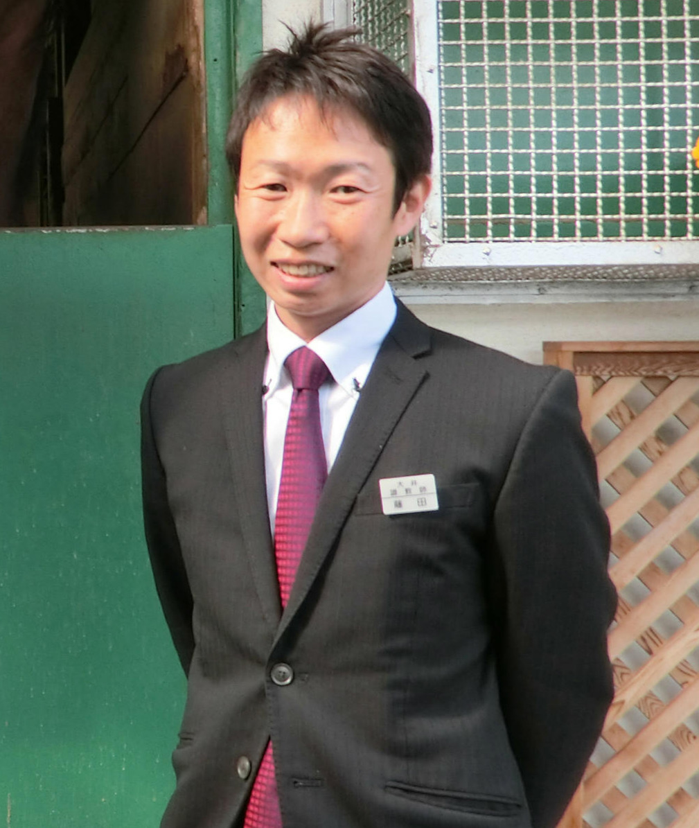 大井競馬の藤田輝信師（2017年3月8日撮影）