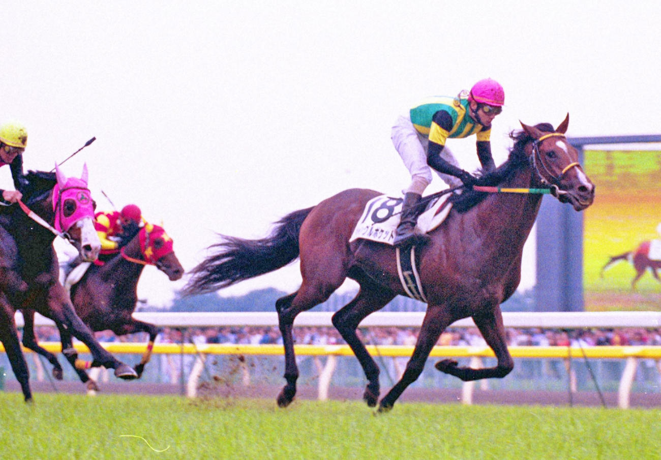 01年5月、第68回日本ダービーを完勝したジャングルポケット