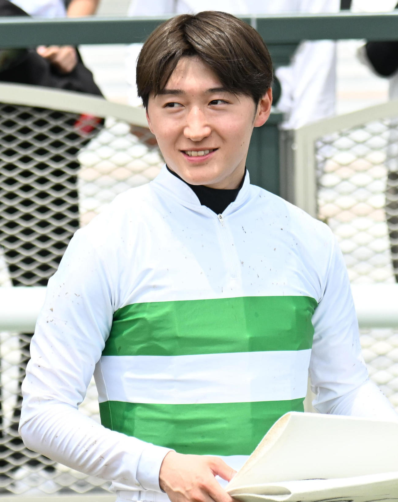 鮫島克駿騎手（撮影・石井愛子）