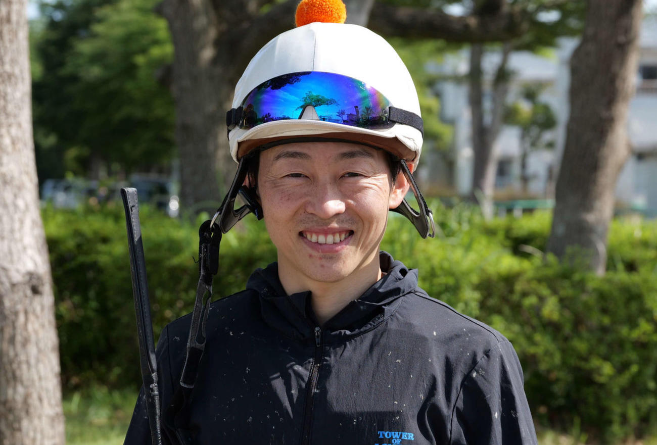 ナランフレグとのコンビでG1・2勝目を目指す丸田騎手（撮影・阿部泰斉）