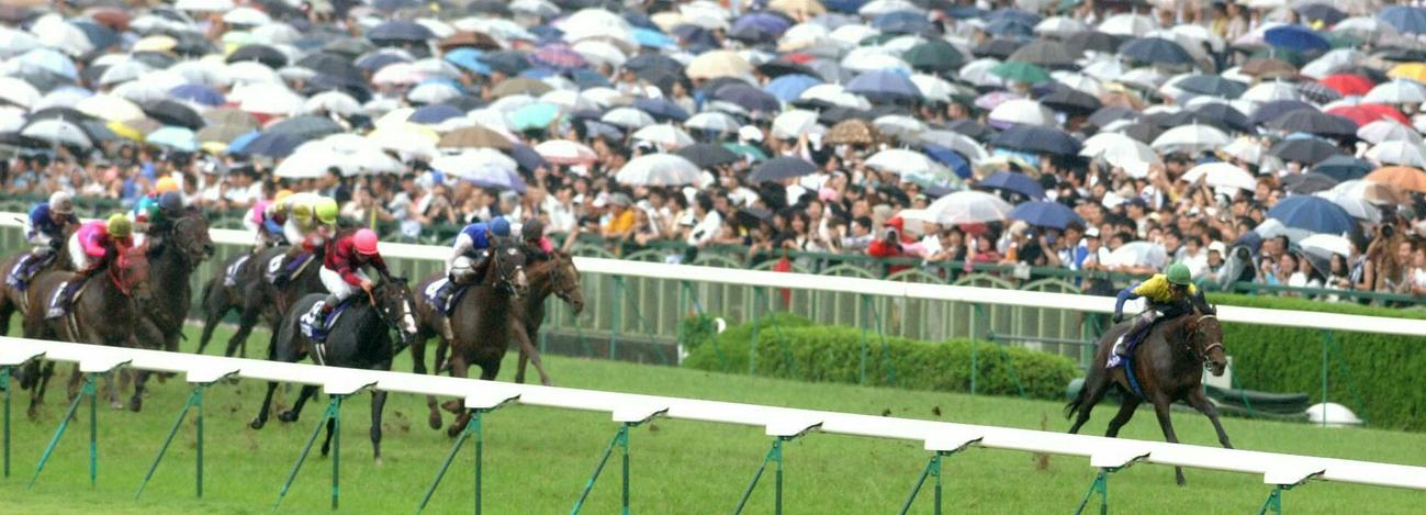 06年宝塚記念で2着以下を大きく突き放して勝利したディープインパクト