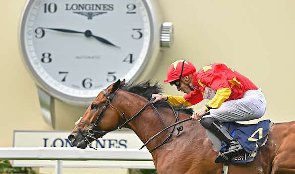 ステートオブレストとクロース騎手（C）Megan Ridgwell,Royal Ascot
