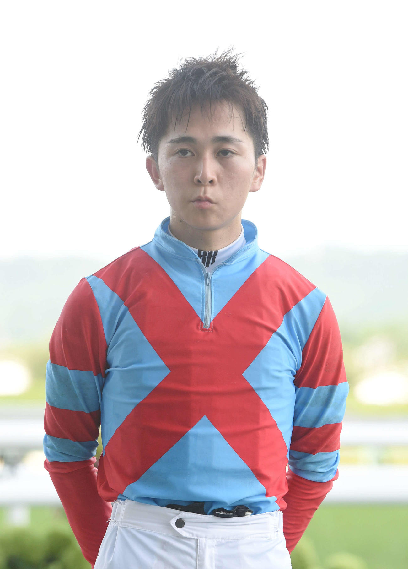 小崎綾也騎手（2022年7月24日撮影）