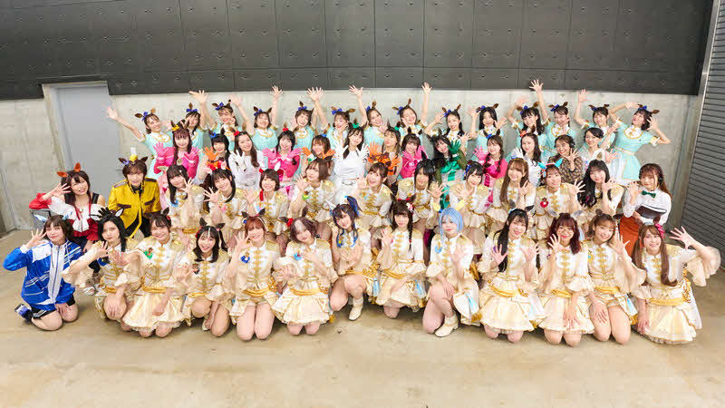 ウマ娘5thイベントの出演者たち（C）Cygames, Inc.