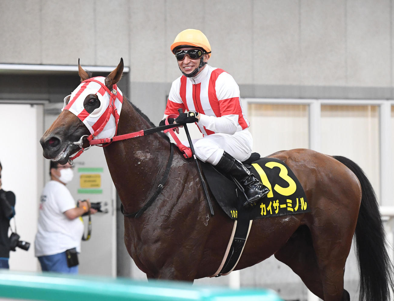 朱鷺Sを快勝したカイザーミノル（2021年8月29日撮影）