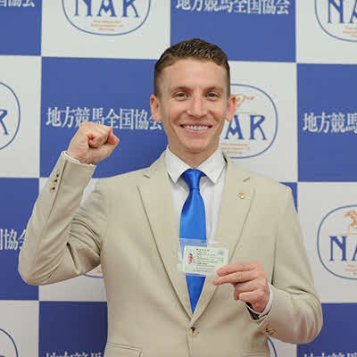 2度目の短期騎手免許を取得したライアン・クアトロ騎手（C）地方競馬全国協会