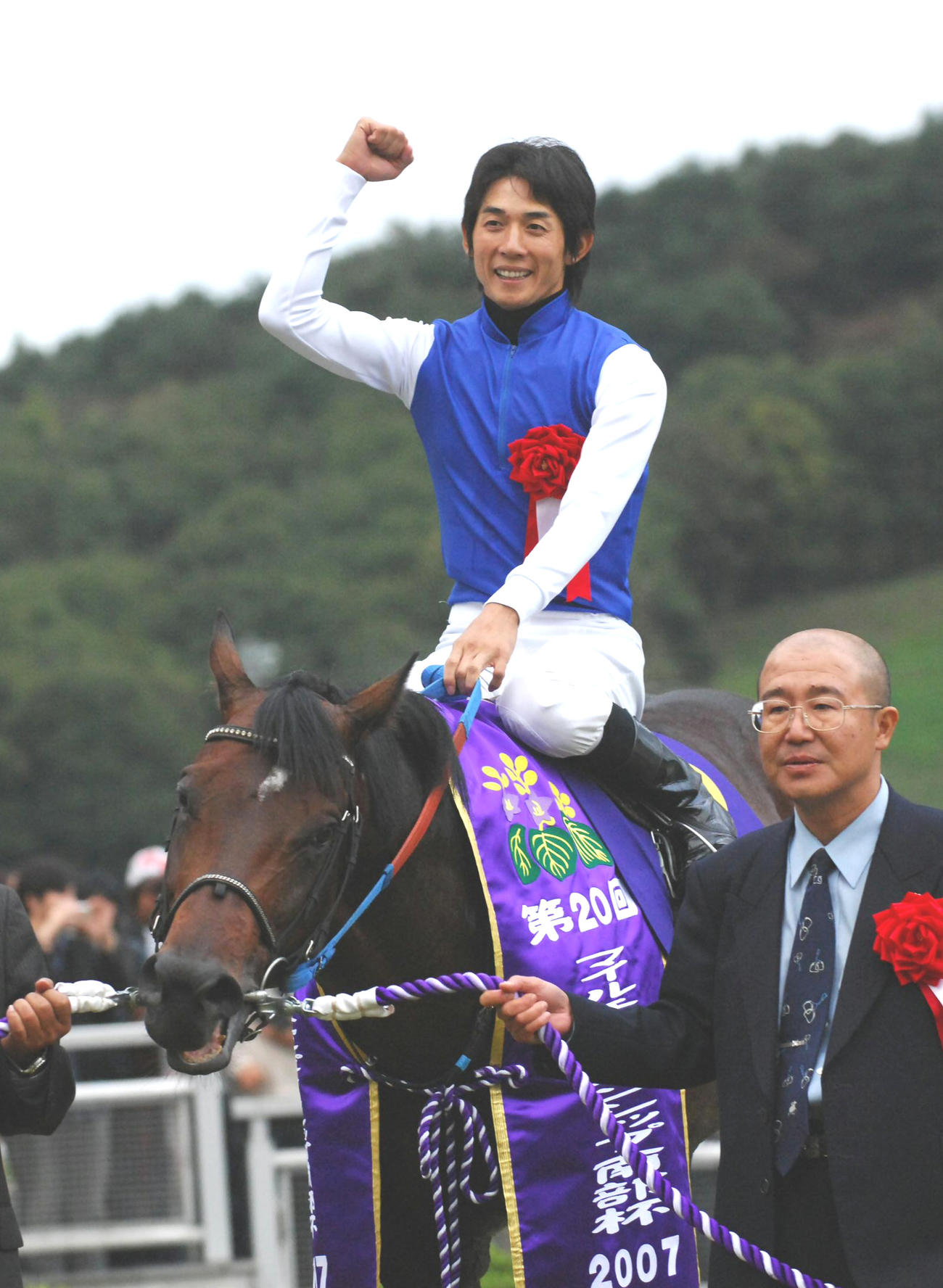 07年10月南部杯をブルーコンコルドで制した幸英明騎手
