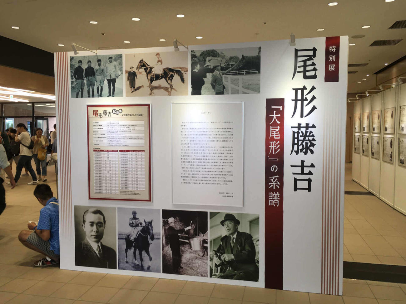 尾形藤吉「大尾形の系譜」特別展の展示の一部