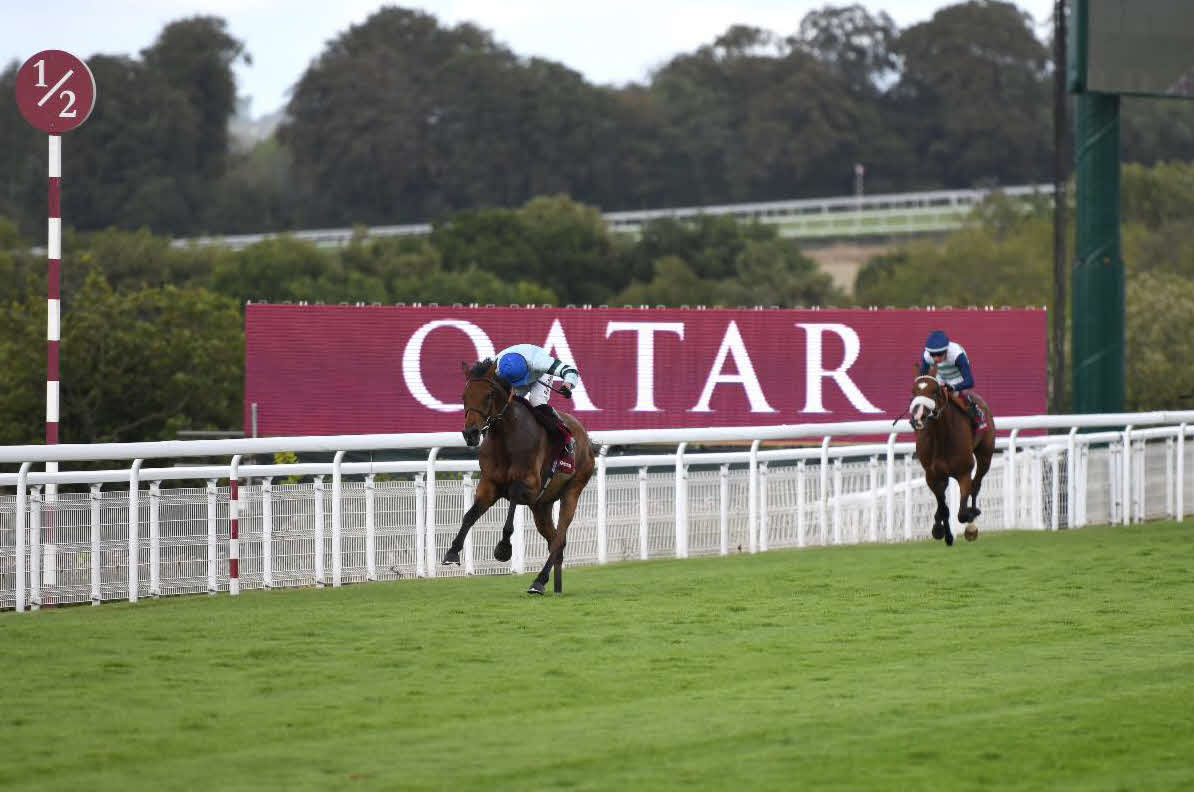 グッドウッドカップを逃げ切ったクイックソーン（C）Goodwood　Racecourse
