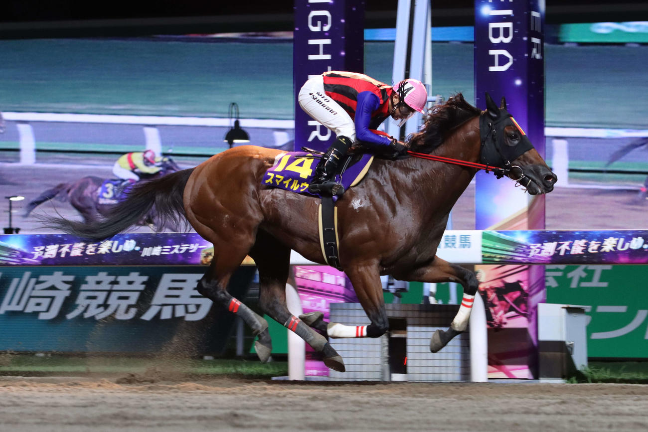日刊スポーツ賞スパーキングサマーCを制したスマイルウィ
