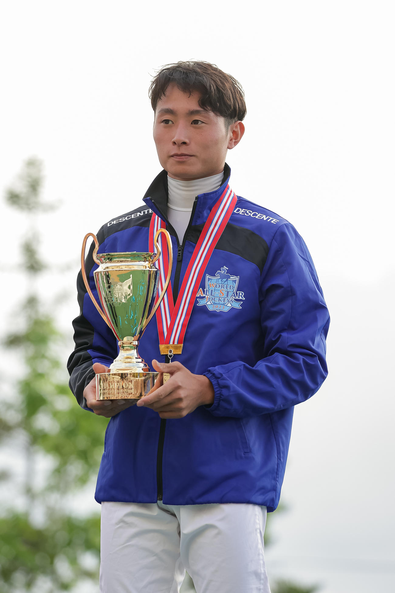 2023WASJで初出場初優勝を飾った岩田望騎手（撮影・村野早祐）