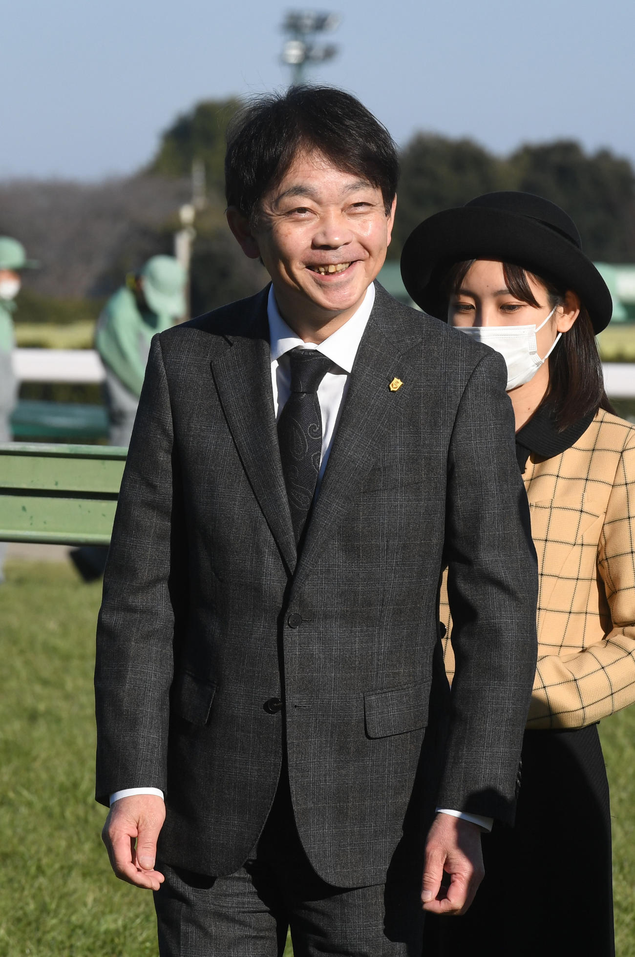 菊川正達調教師（2023年1月9日撮影）