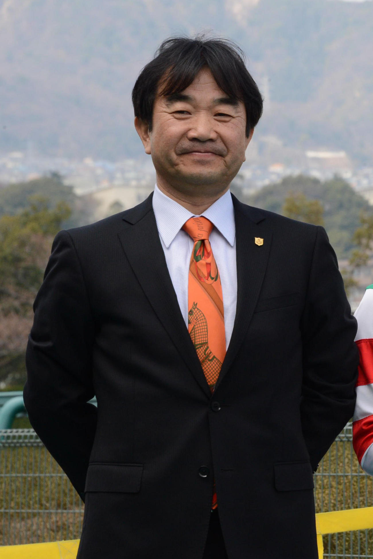 佐々木晶三調教師（2013年3月撮影）