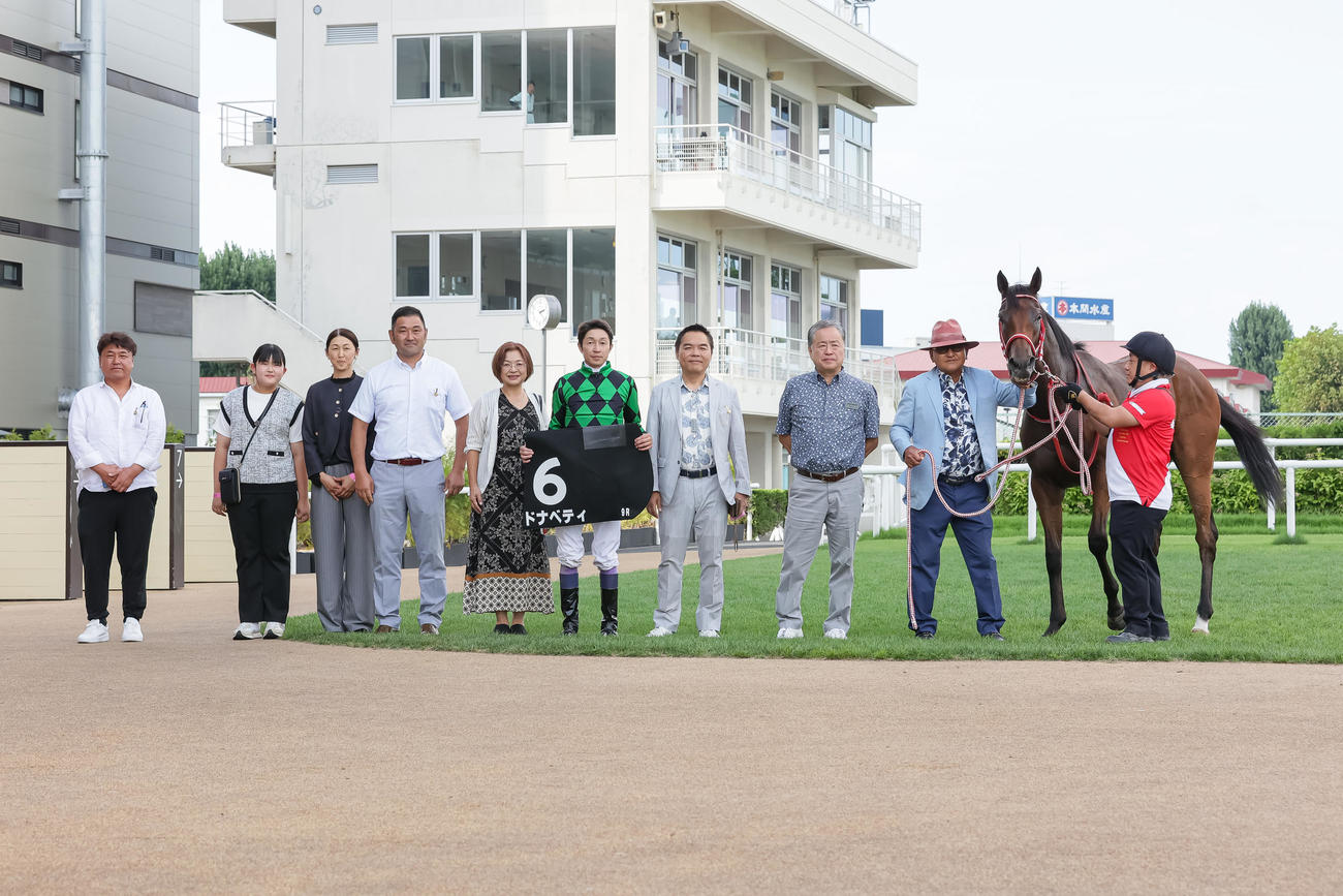 札幌9R、すずらん賞を制したドナベティ（撮影・村野早祐）