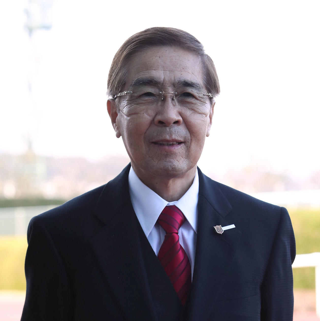 西浦勝一元調教師（2021年2月21日撮影）