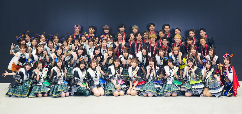 「ウマ娘」DAY1の出走者集合写真
（C）Cygames，　Inc.