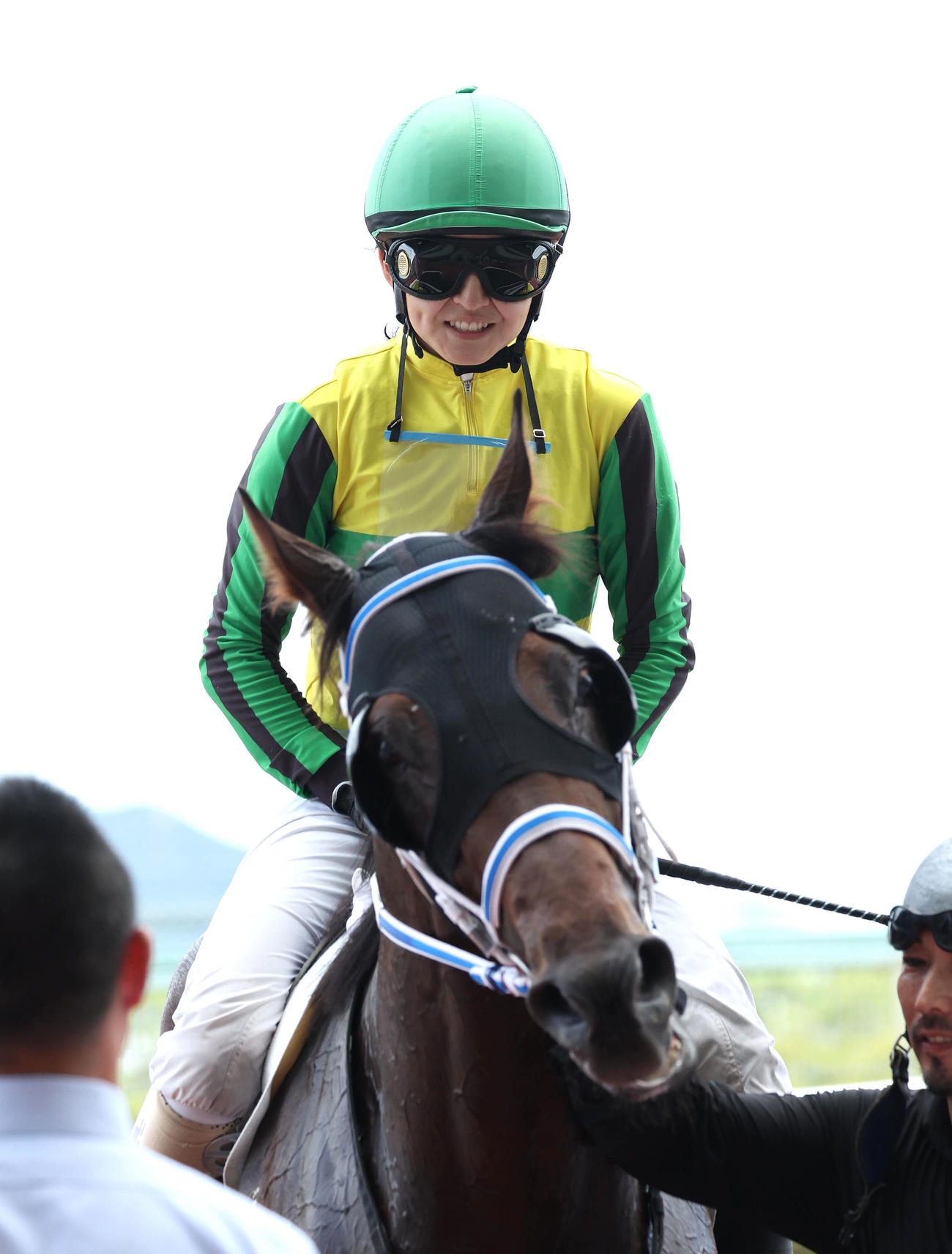 オラヴェリタスで阪神8Rを制した古川奈騎手（撮影・白石智彦）