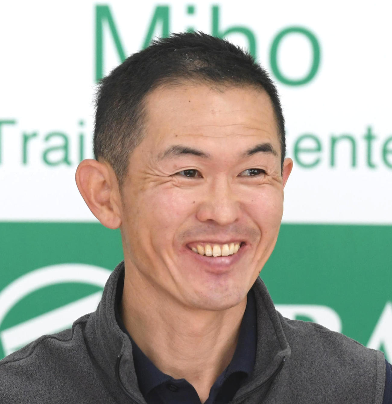 木村哲也調教師（2023年10月11日撮影）