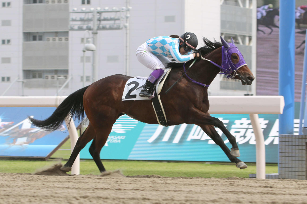 21年5月、川崎2Rをマッドシェリーで勝ち初勝利を挙げた神尾香澄騎手