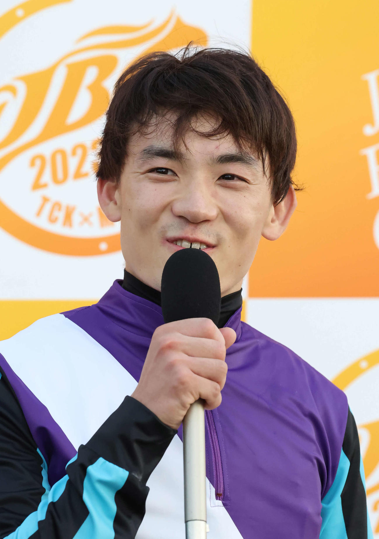 イグナイターでJBCスプリントを制した笹川騎手（撮影・丹羽敏通）