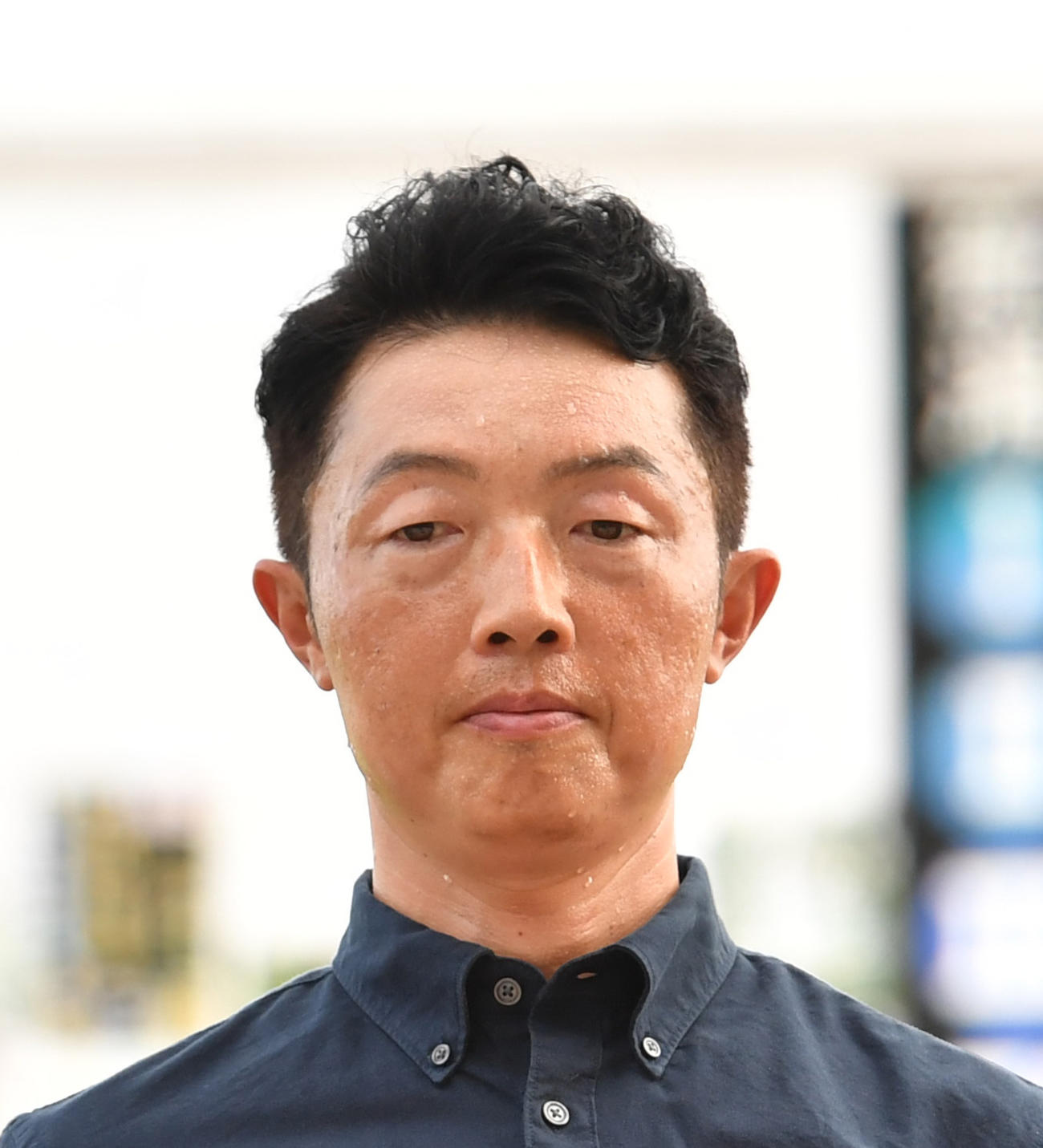 黒岩陽一調教師（2023年8月27日撮影）