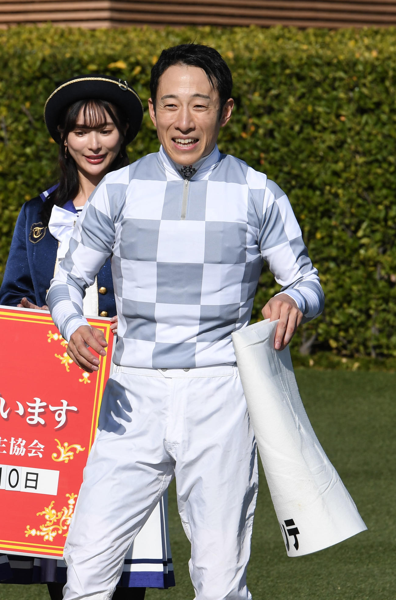中山5R新馬戦を制したグランカンタンテの藤岡佑騎手（撮影・柴田隆二）