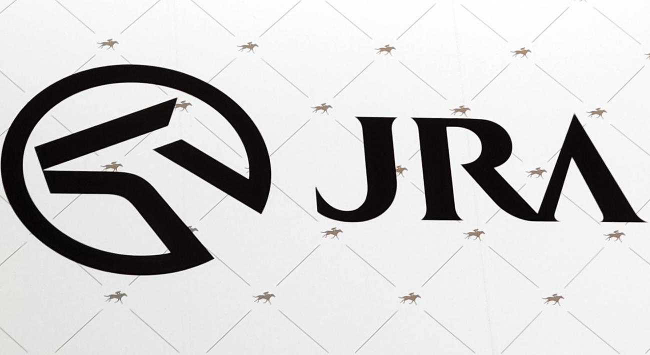 JRAのロゴ（2023年5月撮影）