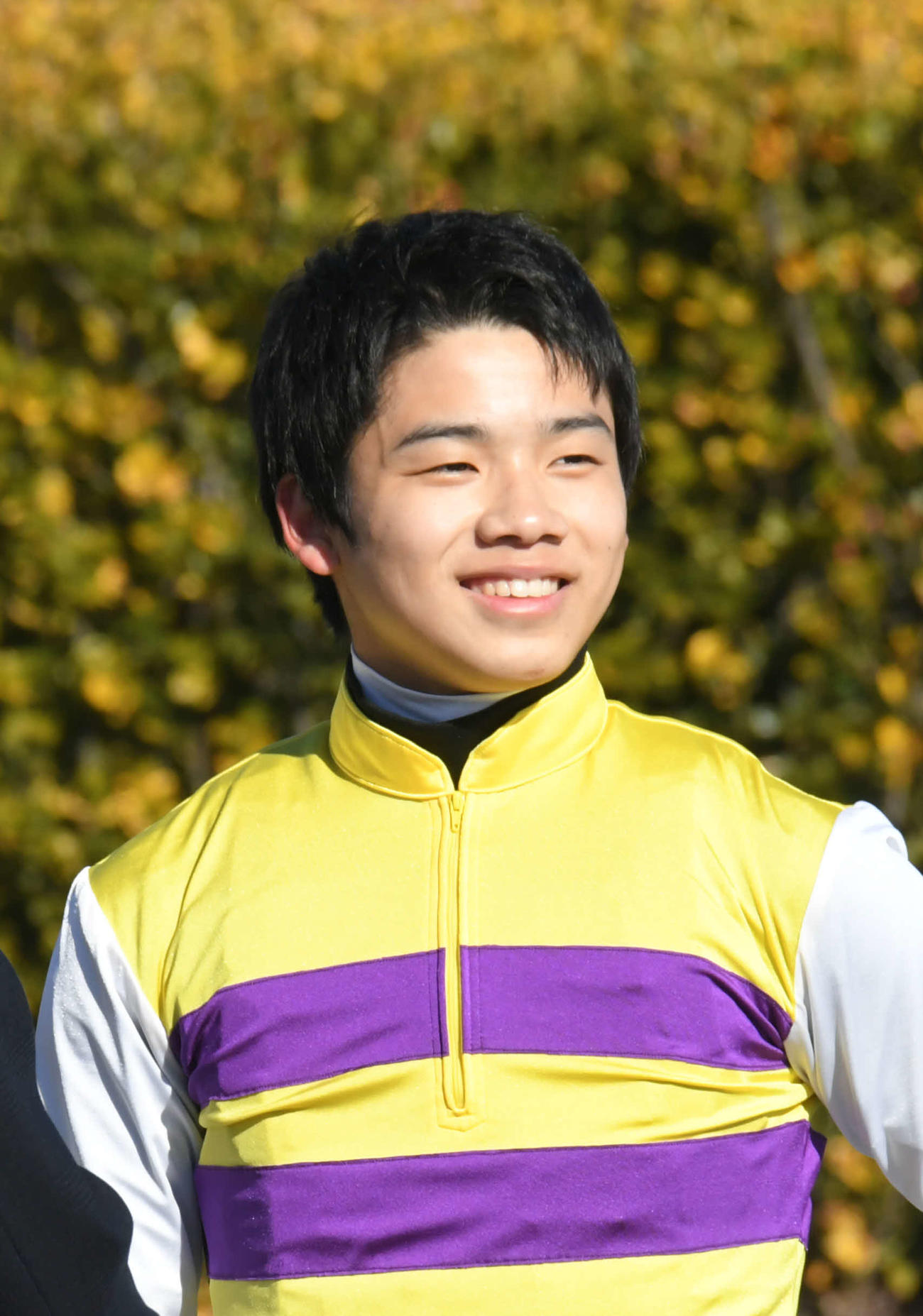 横山琉人騎手（1月5日撮影）