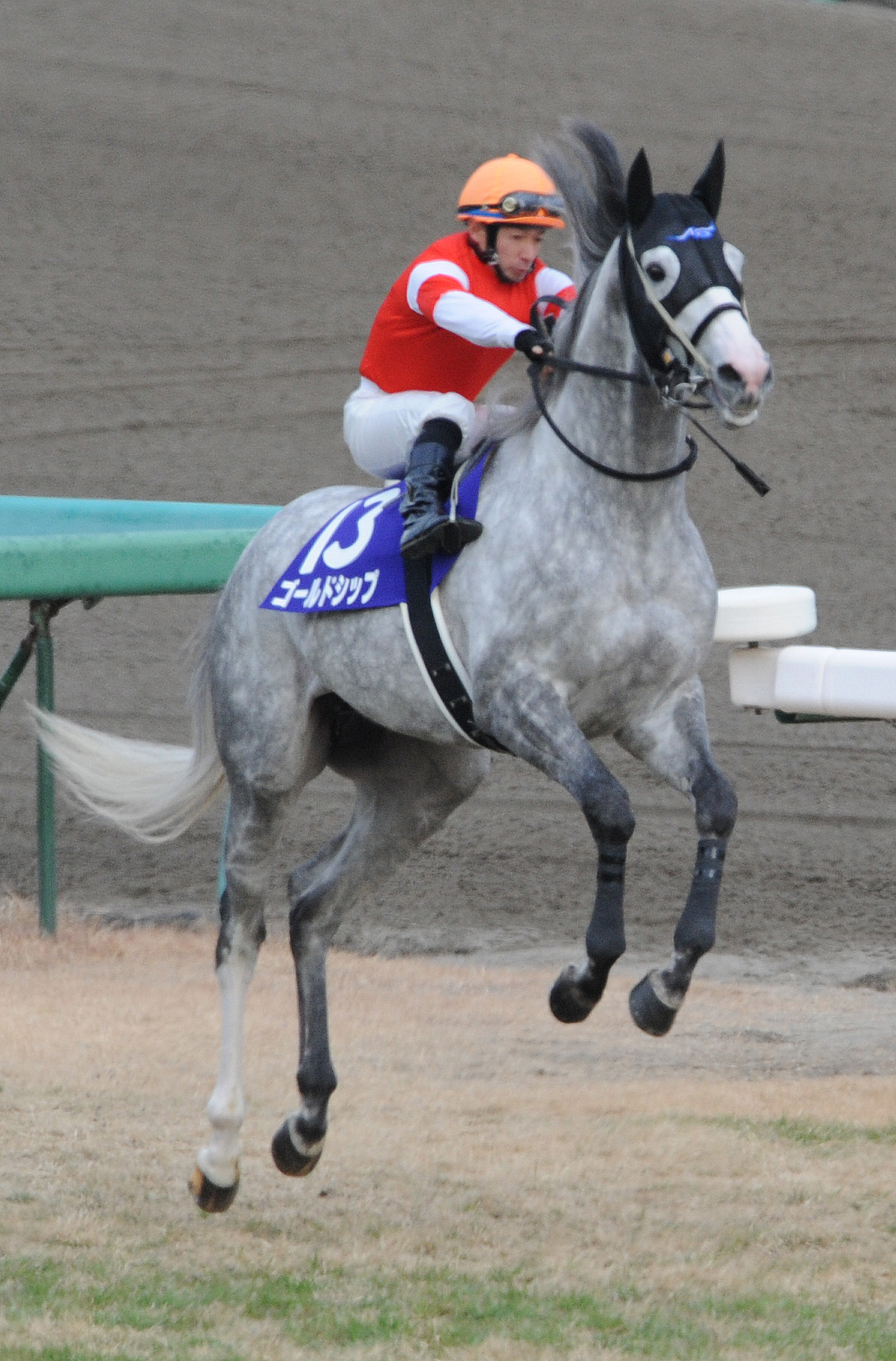 12年、有馬記念に出走したゴールドシップと内田博幸騎手