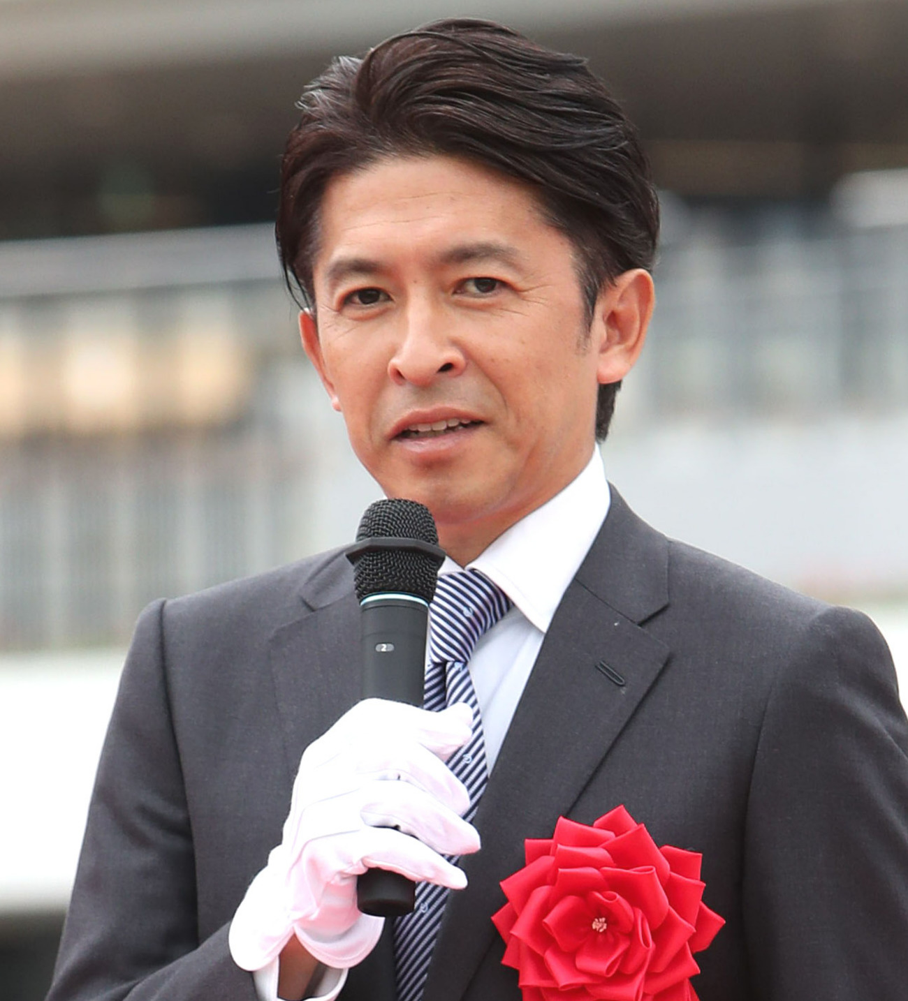 福永祐一調教師（2023年4月6日撮影）